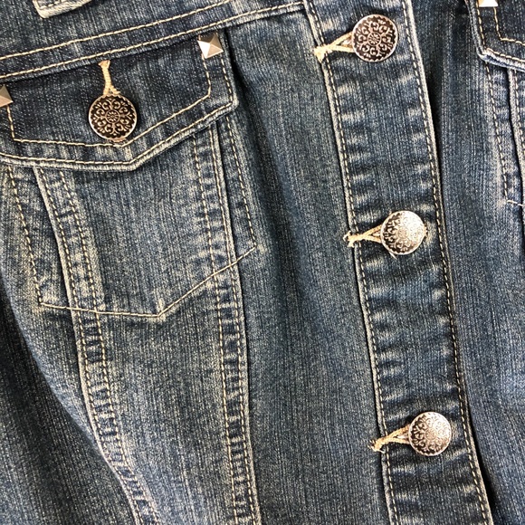 CATO Denim Fashion Vest - Picture 6 of 8